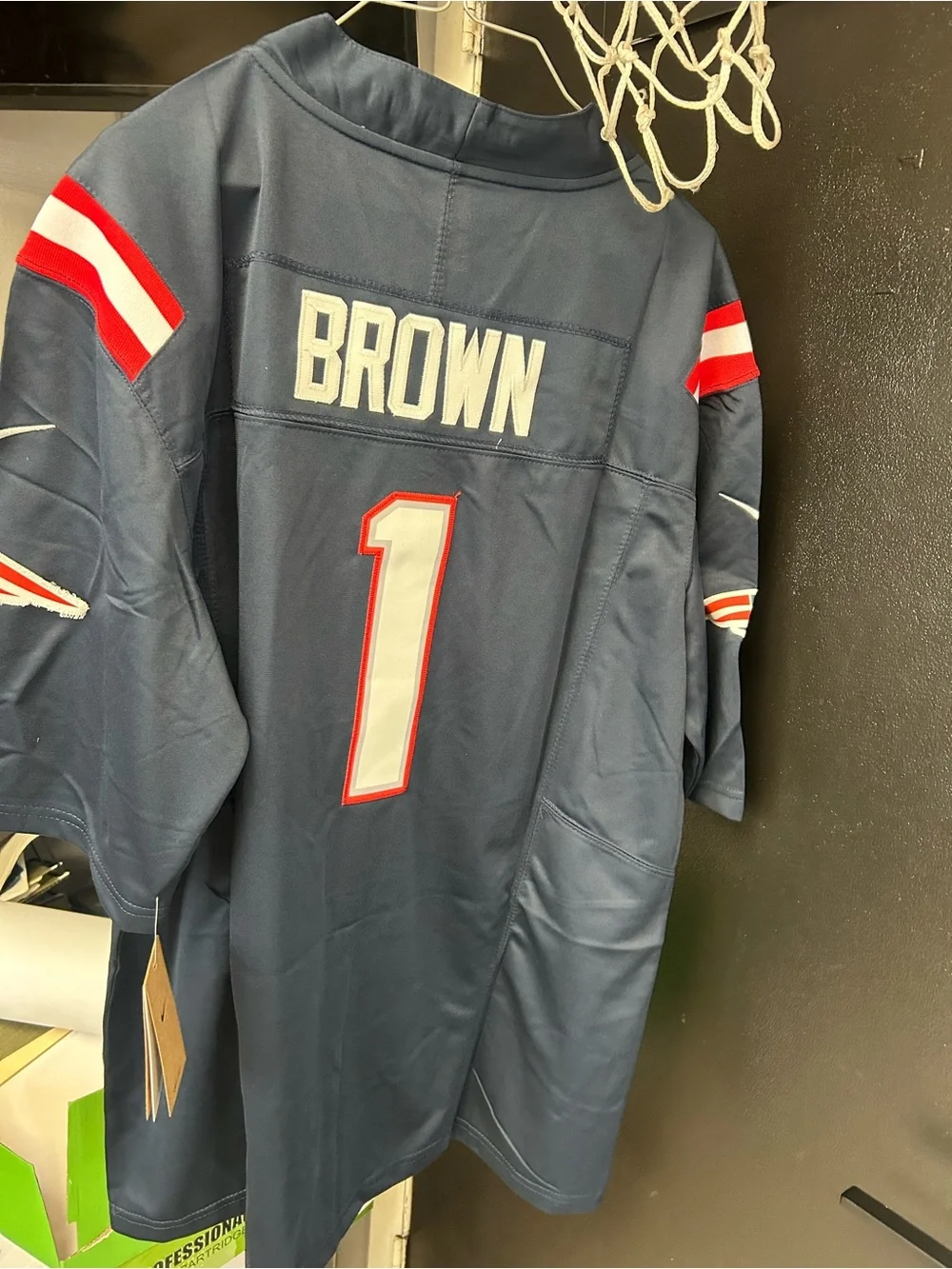 Nike NFL New England Patriots AJ Brown #1 jersey
